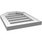 Ekena Millwork Octagonal Top Surface Mount PVC Gable Vent w/ 2"W x 1-1/2"P Brickmould Frame, 14"W x 18"H GVPOT14X1802SF - alternate 4